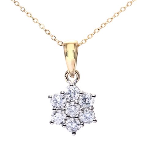 Sparkld Ct Yellow Gold Ct Ab Ai Ct Diamond Cluster