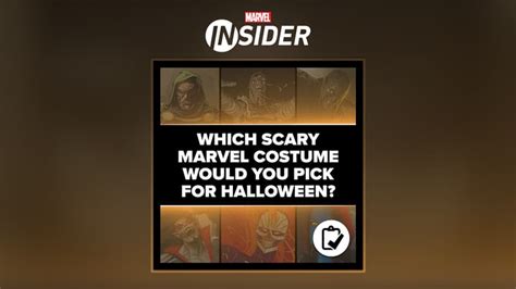 Earn Points For Marvel Insider This Week By Choosing Your Marvel Halloween Costume Marvel