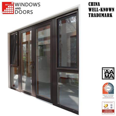 Patio Door Window Wall New Thermal Double Glass Aluminium Aluminum