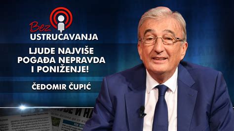 Edomir Upi Ljude Najvi E Poga A Nepravda I Poni Enje Youtube