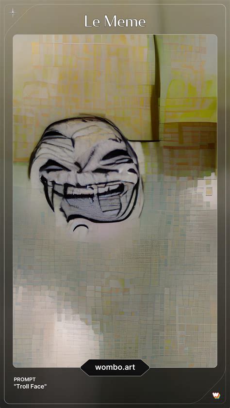 AI generated trollface : r/trollface