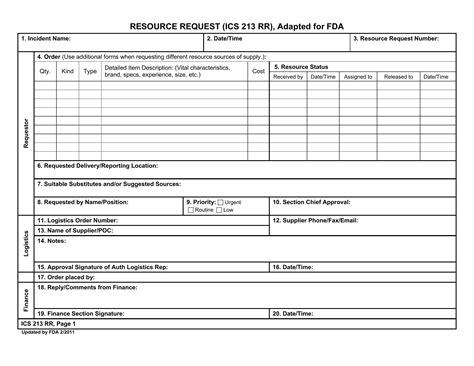 Ics 213 Rr Form ≡ Fill Out Printable Pdf Forms Online