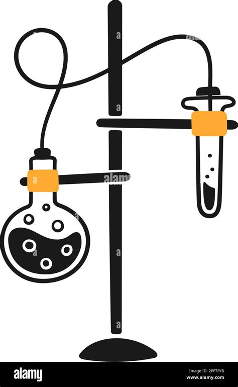 Science Laboratory Experiment Lab Chemistry Test Hand Drawn Chemical