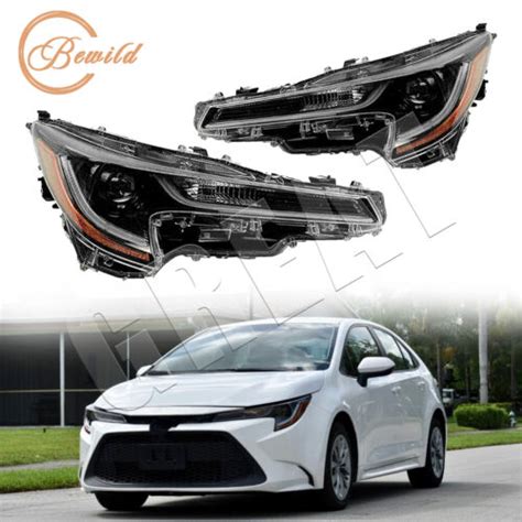 For 2020 2022 Toyota Corolla L Le Led Projector Headlights Headlamps Left Right Ebay