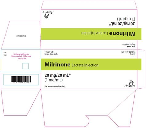 Milrinone Injection Fda Prescribing Information Side Effects And Uses