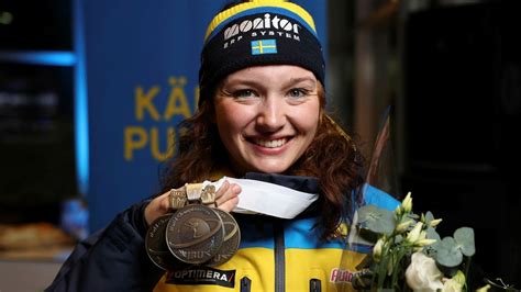 Après une saison réussie la star du biathlon Linn Persson subit une