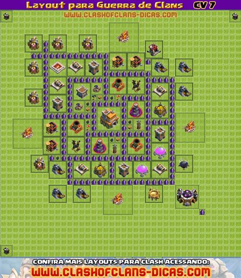 Layouts De Cv Para Guerra De Clans Clash Of Clans Dicas Gemas