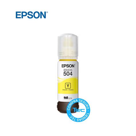 Tinta Epson T Impresora Amarillo Original Tiendas Tec