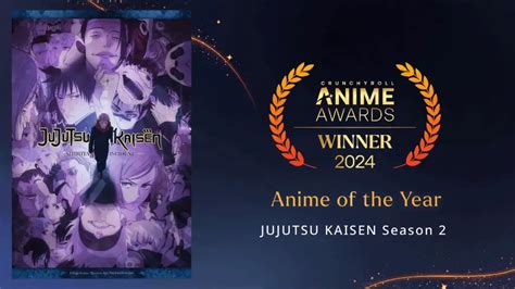 La saison 2 de Jujustu Kaisen remporte le titre d anime de l année aux