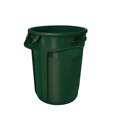 FG263200DGRN BRUTE 32 Gallon Container with Lid -Green - Schemer Plus ...