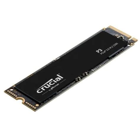 Disque SSD Interne CRUCIAL P3 PCIe M 2 2280 1To Avec