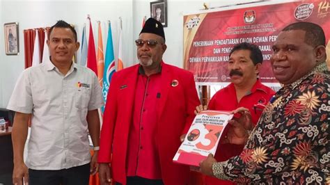 PDIP Papua Pegunungan Resmi Mendaftar Di KPU KawatTimur ID