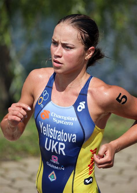 Yuliya Yelistratova Triathlon Women Female Athletes Sports Women