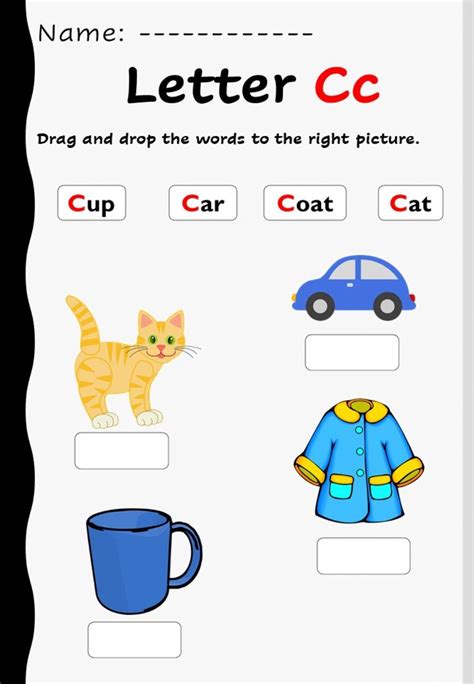 Letter Cc exercise | Live Worksheets - Worksheets Library