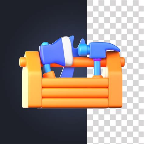 Ilustração De Ferramentas 3d Psd Premium