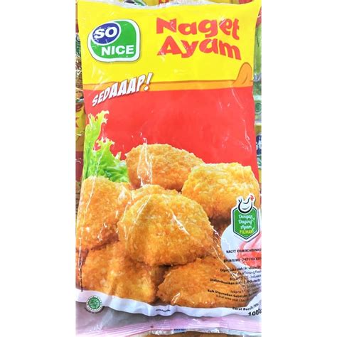 Jual So Nice Nugget Ayam 1kg Shopee Indonesia