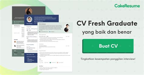 8 Contoh Cv Fresh Graduate Tanpa Pengalaman Yang Menarik Cakeresume