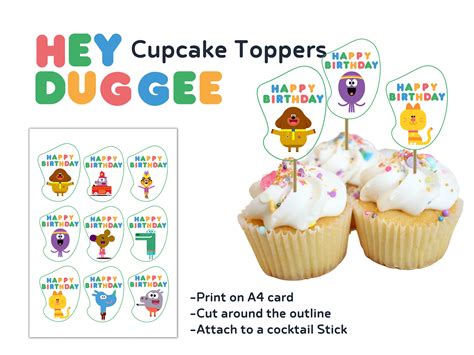 Hey Duggee Digital Party Decoration Bundle,birthday Party Decorations ...