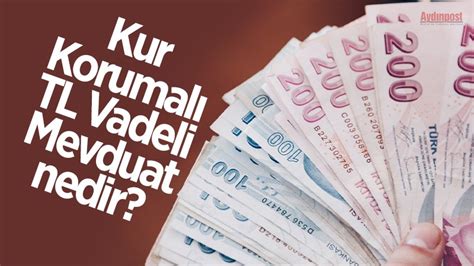 Kur Korumalı TL Vadeli Mevduat nedir İşte Hazine ve Maliye Bakanlığı