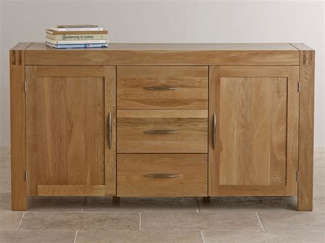 Alto Natural Solid Oak Large Sideboard Oak Furnitureland Oak