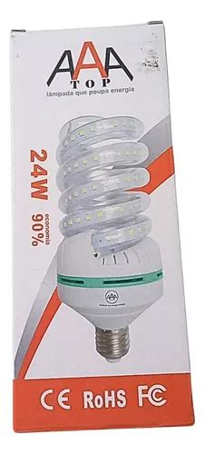 Kit L Mpadas Led Milho Espiral W Bivolt Economica Casa Luz Branco