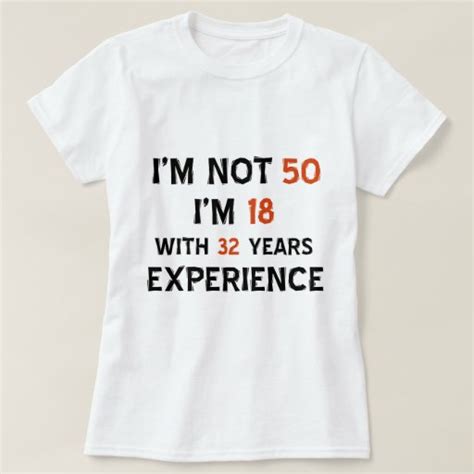 50th Birthday Designs Tshirt Zazzle