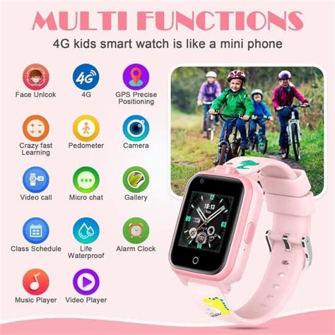 Montre Intelligente Pour Enfants G Gps Smartwatch Pour Enfants De