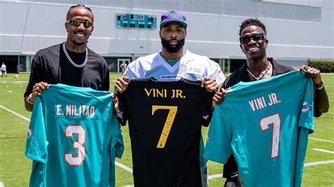 Vinicius Y Eder Militao Conviven Con Odell Beckham Jr Y Los Miami