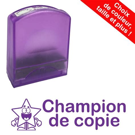 Tampons Enseignants Champion De Copie Tampon Auto Encreur Motif