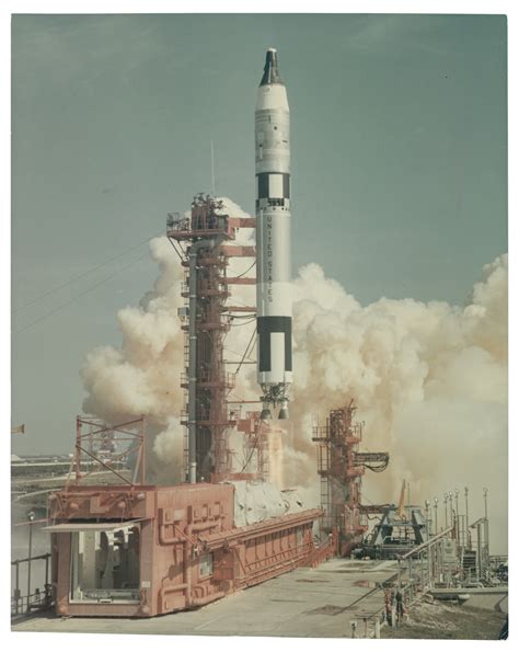 [LARGE FORMAT] LAUNCH OF THE TITAN ROCKET, AUGUST 21, 1965, NASA ...