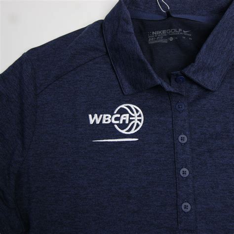 Wbca Nike Golf Dri Fit Polo Womens Navy New Ebay