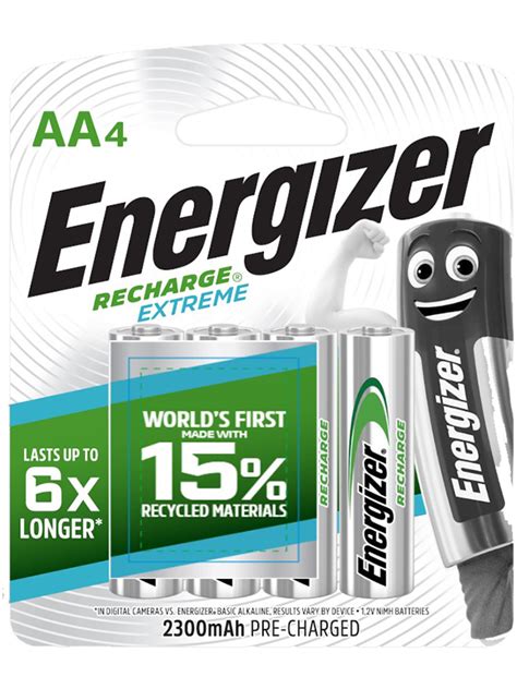 Energizer Recharge Extreme Aa Batteries Energizer Indonesia