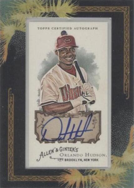 2008 Topps Allen Ginter S Framed Mini Autographs AGA OH Orlando