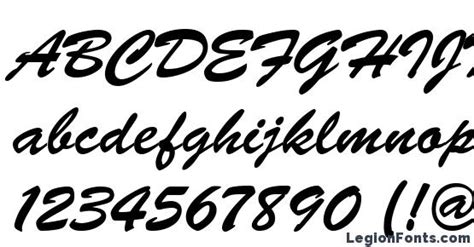 Brush Script Regular Font Download Free / LegionFonts