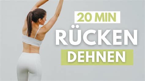 20 MIN RÜCKEN DEHNEN Workout Übungen um oberen und unteren Rücken zu