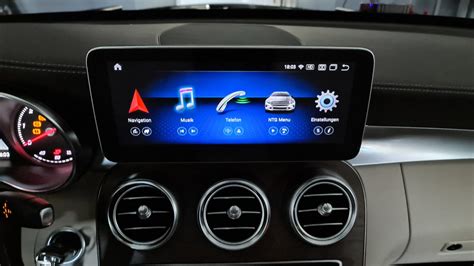 Android Navi Carplay And Einbau Für Mercedes C Klasse W205 Carhex