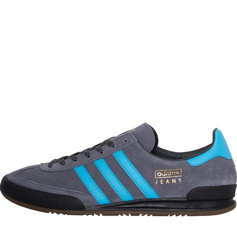 Buy adidas Originals Mens Jeans Trainers Grey Five/Signal Cyan/Core Black