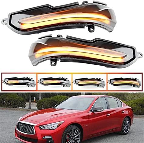 Pgone Dynamic Sequential Blink Led Side Mirror Turn Signal Light Strip Assembly