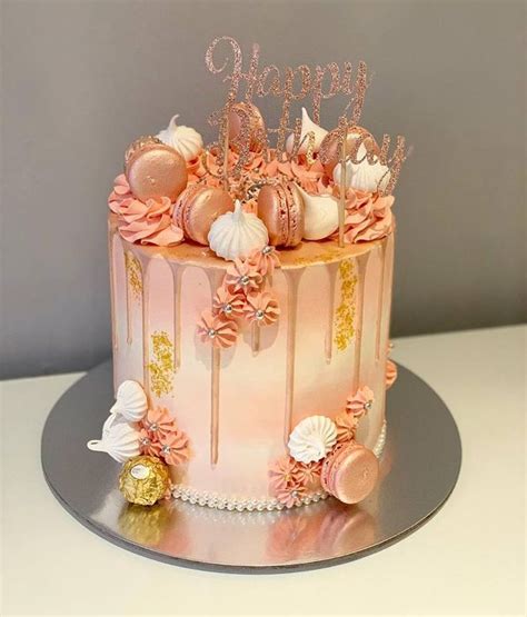 Birthday Drip Cake Sweet 16 Birthday Cake Elegant Birthday Cakes