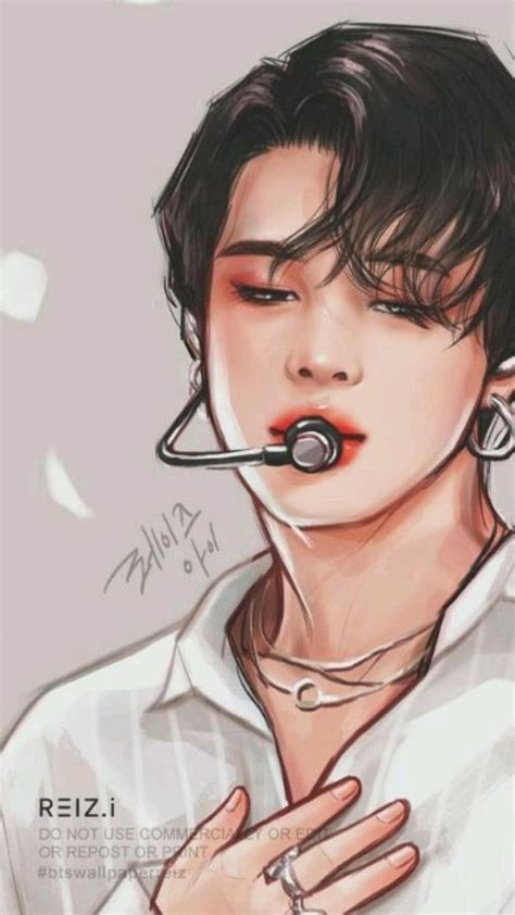 Bts Bts Bts Painting Photo Bts Fanart Jimin Fanart Disegno