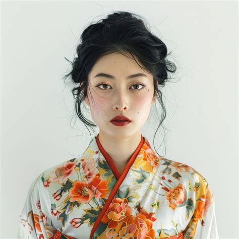 Japanese kimono woman portrait photo | Free Photo - rawpixel