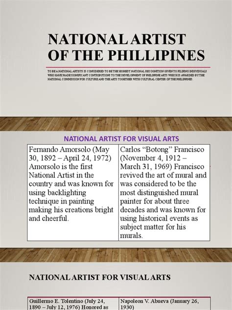 Cpar National Artist Of The Phillipines Week 5 Pdf Paintings Weaving