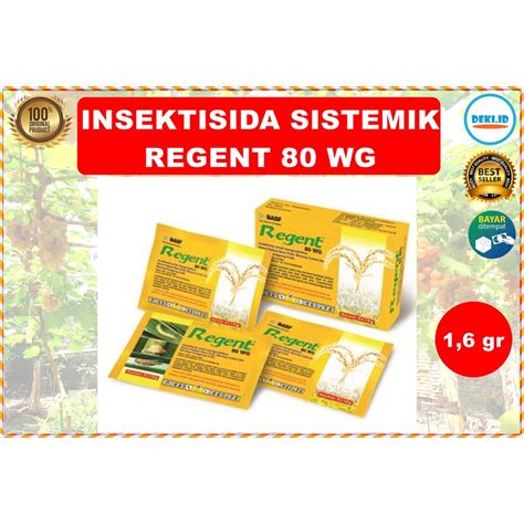 Regent 80 WG Insektisida Sistemik Obat Hama Serangga Tanaman Kemasan 1