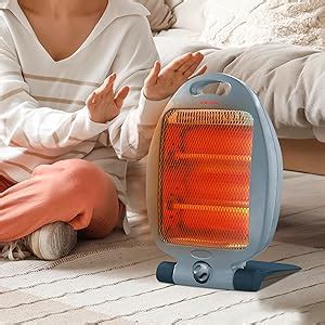 800W Halogen Heater Instant Heat With Two Settings Ideal For Winter