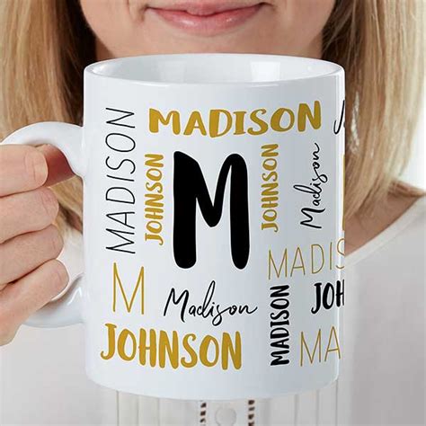 Notable Name Personalized 30 Oz Oversized Coffee Mug