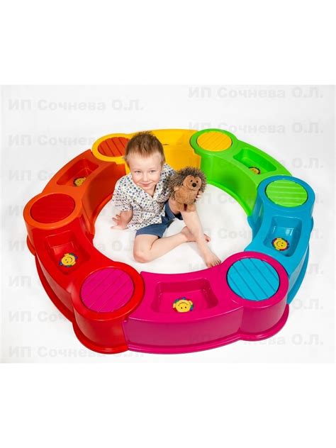 Песочница ПластиК "Радуга" пластиковая | отзывы