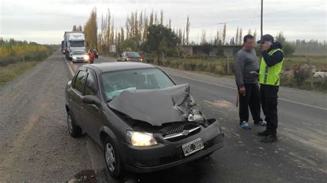 Un Impactante Choque Sobre La Ruta Dej Un Hombre Herido