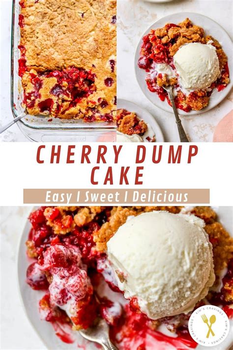 Cherry Dump Cake Only 4 Ingredients Kims Cravings