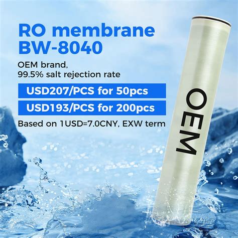 Inch Brackish Water Ro Reverse Osmosis Membrane For Industrial