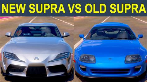 Forza Horizon 5 Drag Race Toyota Supra RZ Vs Toyota Supra GR Stock